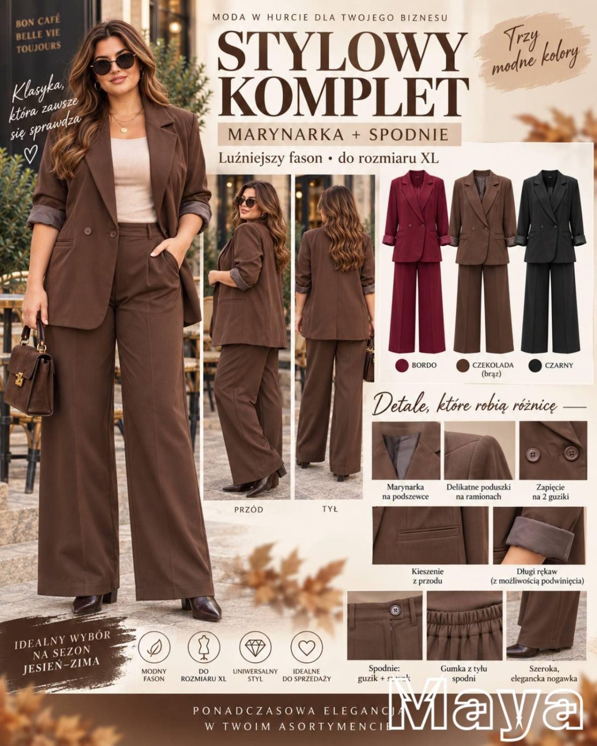 Komplety Damskie wloskie _size uni_ paczka 6szt_ mix kolor 9054462