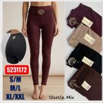 Legginsy/Getry DAMSKA _size s-2xl_paczka 12 szt_mixkolor 9054484