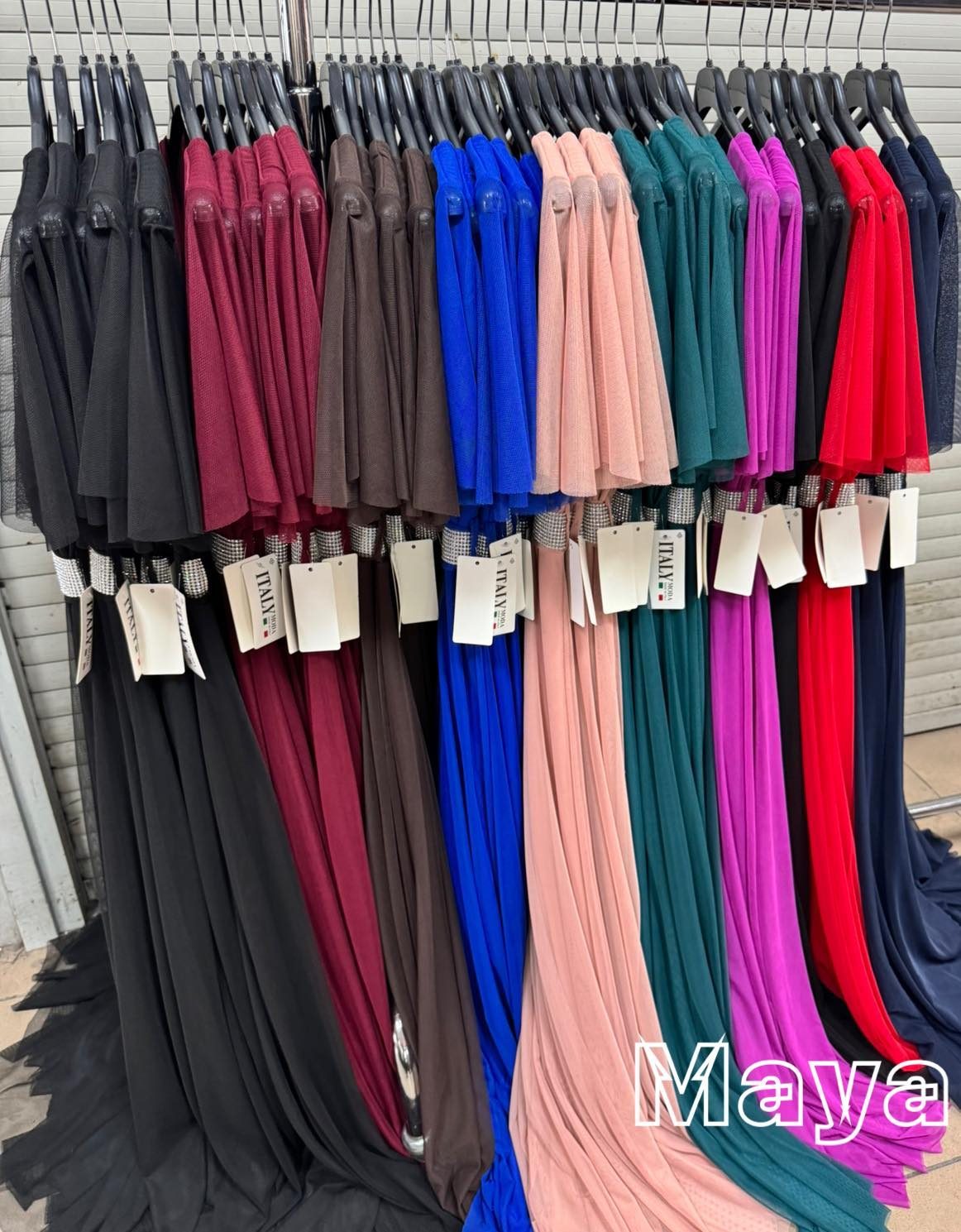 Sukienki Damskie wloskie _size uni_ paczka 6szt_ mix kolor 9054496