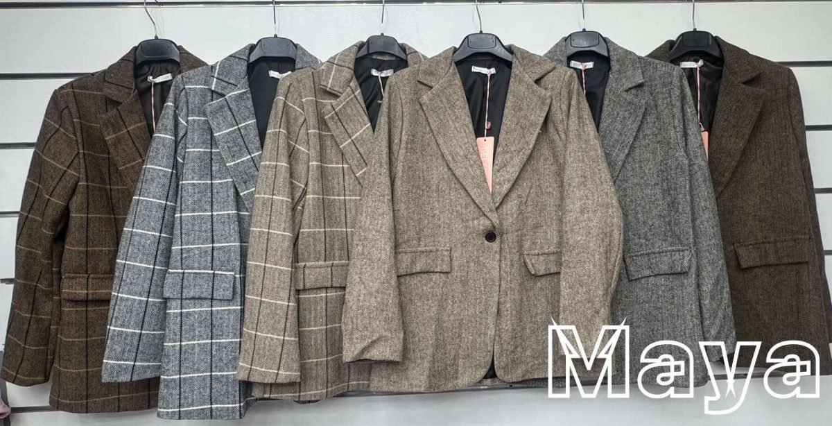 Marynarki Damskie wloskie _size uni_ paczka 6szt_ mix kolor 9054526