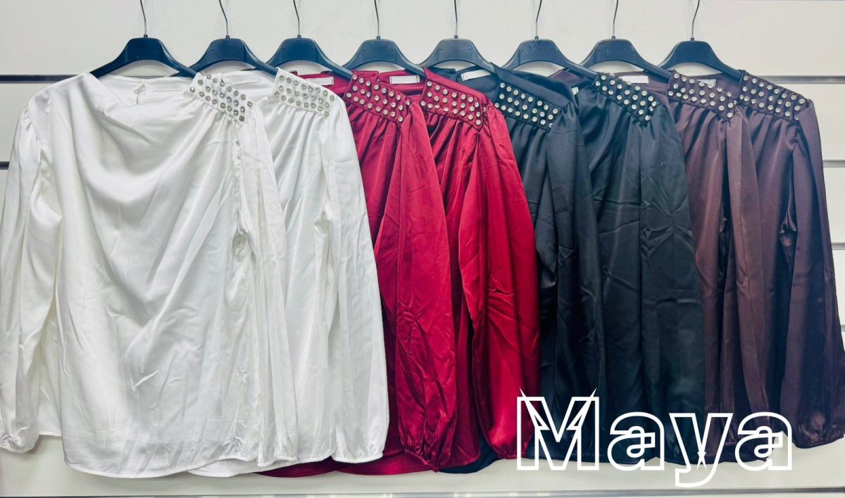 Bluzki Damskie wloskie _size uni_ paczka 6szt_ mix kolor 9054531