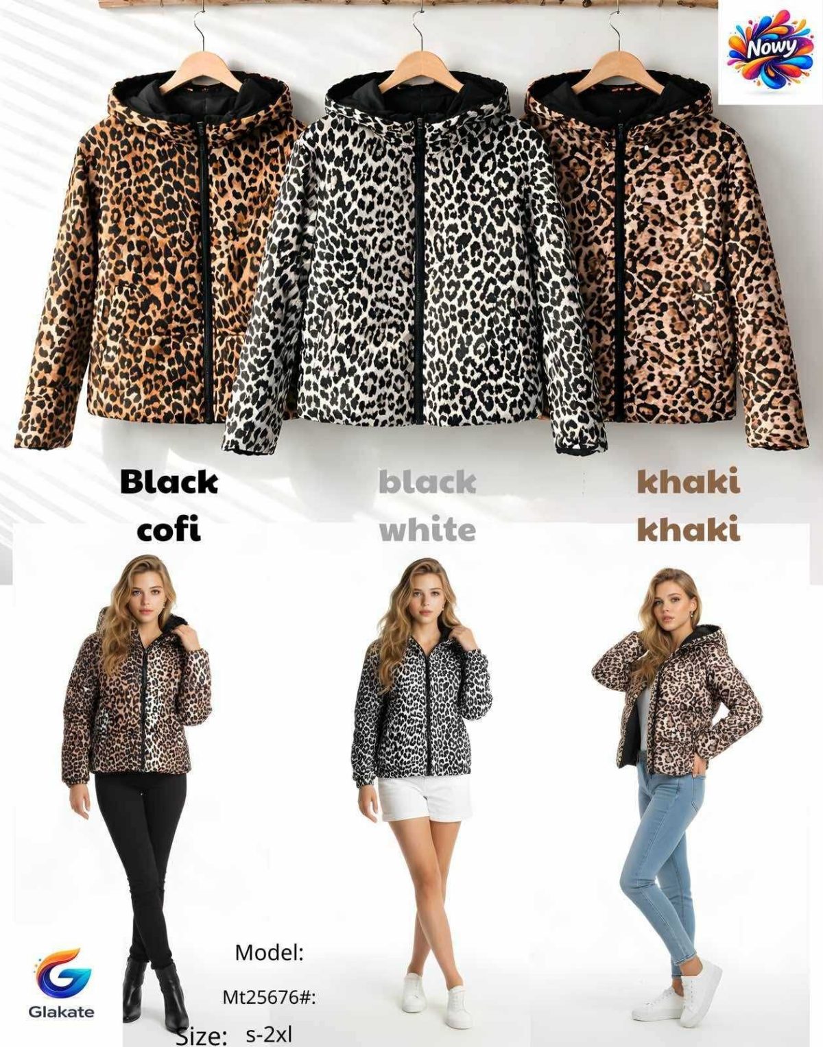 Kurtki Damskie _size s-2xl_paczka 5szt_1 kolor 6129826