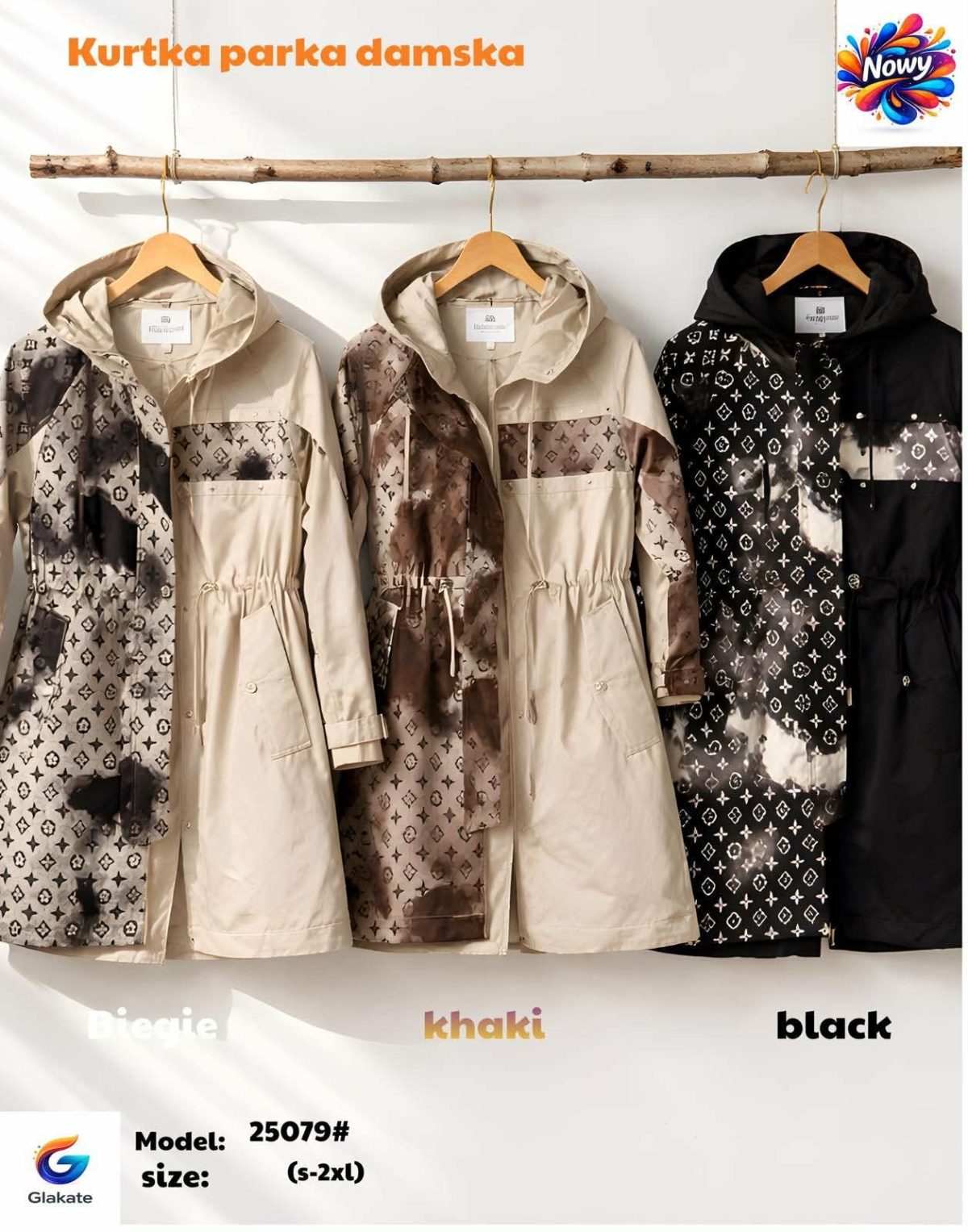 Kurtki Damskie _size s-2xl_paczka 5szt_1 kolor 6129830