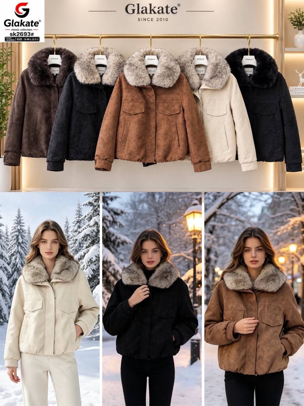 Kurtki Damskie _size s-l_paczka 5szt_1 kolor 6129889