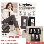 Legginsy/Getry Damskie _size 3-6xl_paczka 12szt_mix kolor 6129810