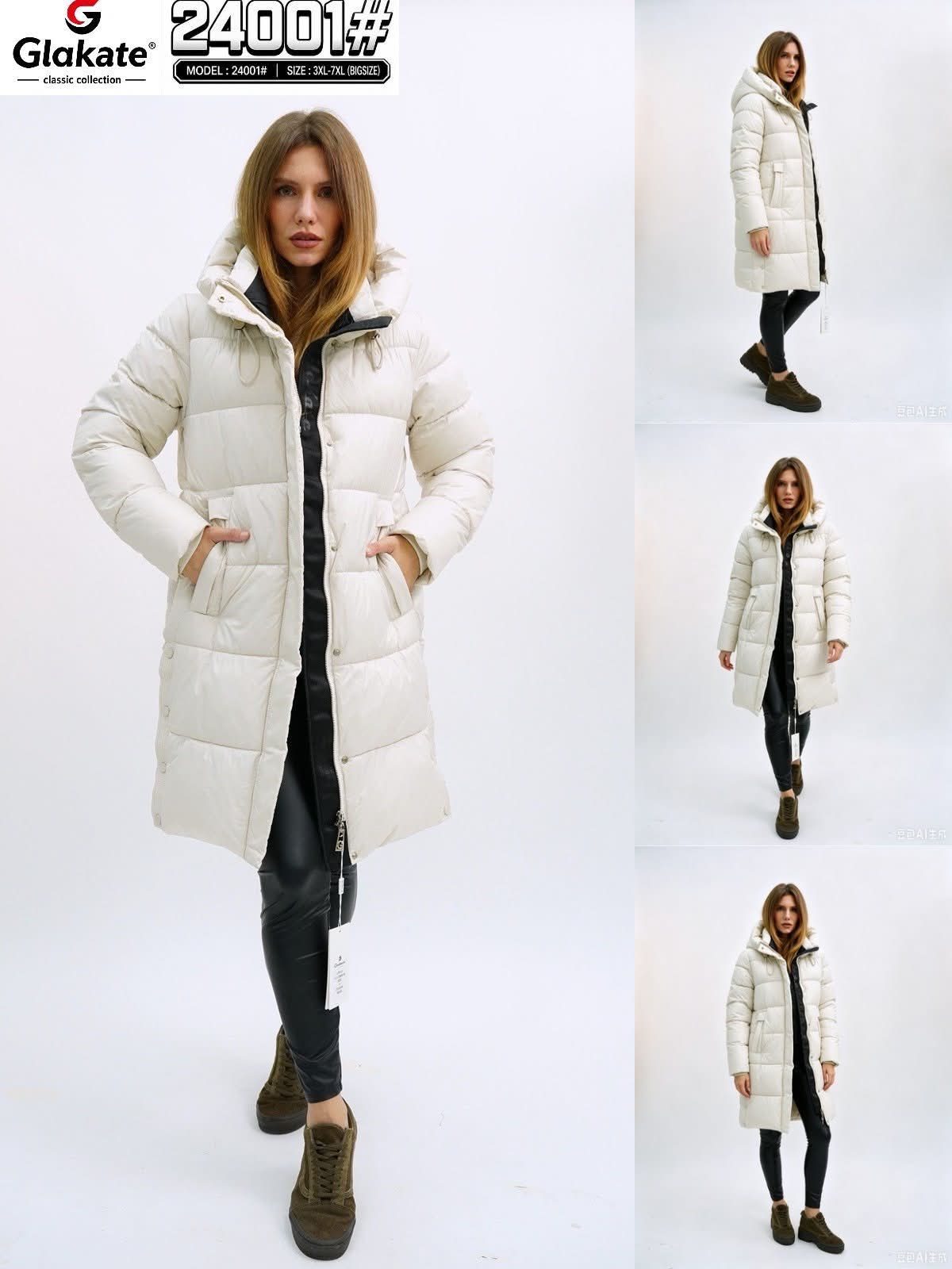 Kurtki Damskie _size 3-7xl_paczka 5szt_1 kolor 5099770