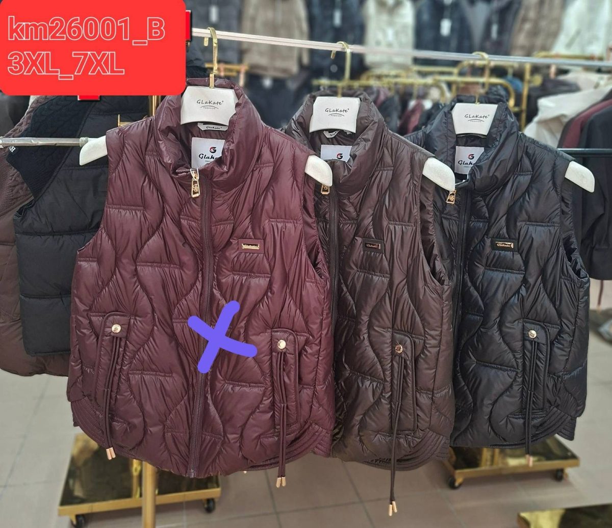 Kamizelki Damskie _size 3-7xl_paczka 5szt_1 kolor 5099777
