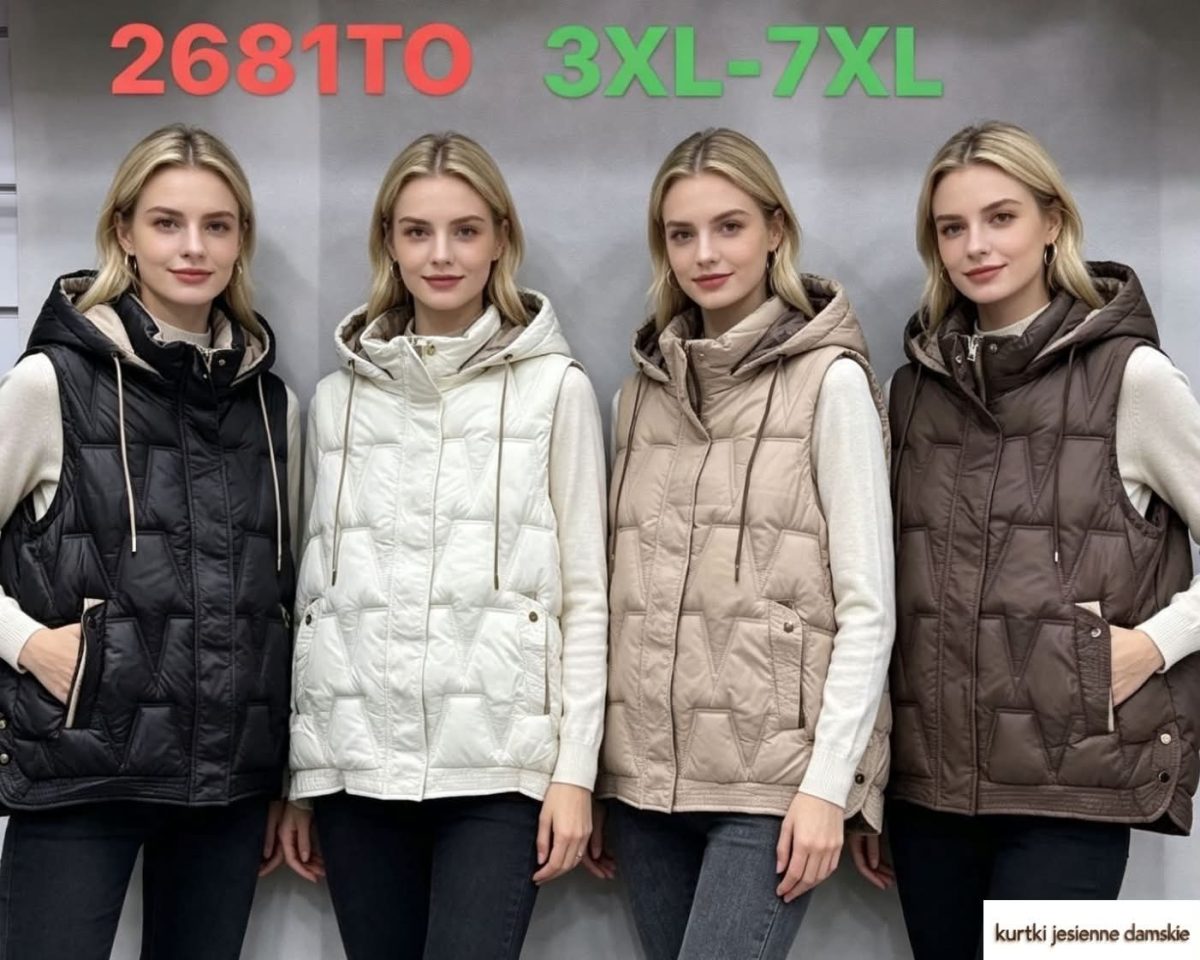 Kamizelki Damskie _size 3-7xl_paczka 5szt_1 kolor 5099795