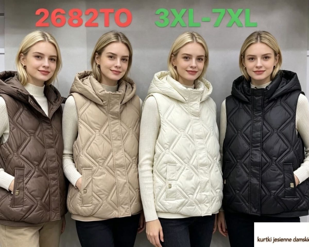 Kamizelki Damskie _size 3-7xl_paczka 5szt_1 kolor 5099797