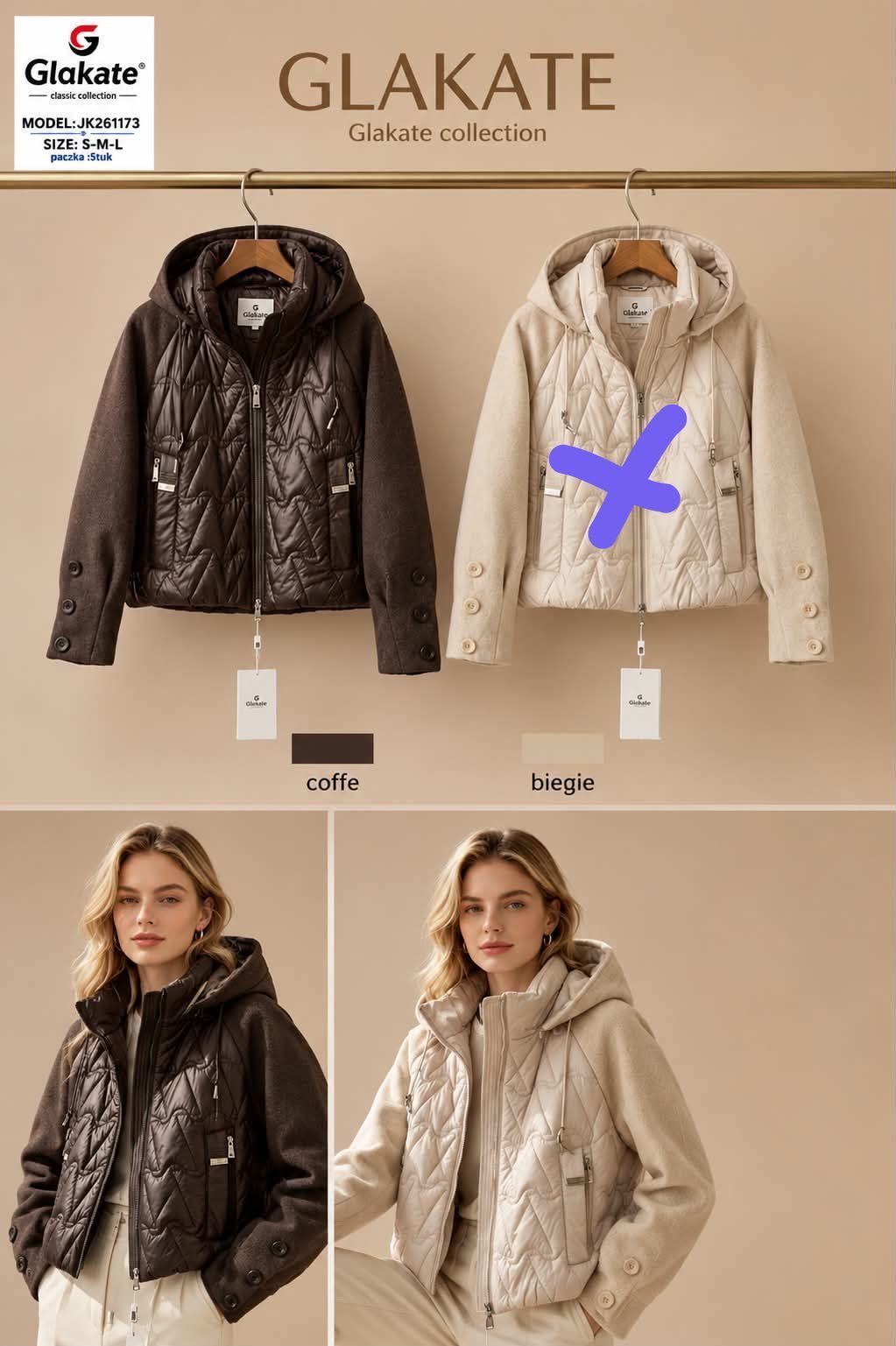 Kurtki Damskie _size s-l_paczka 5szt_1 kolor 5099806