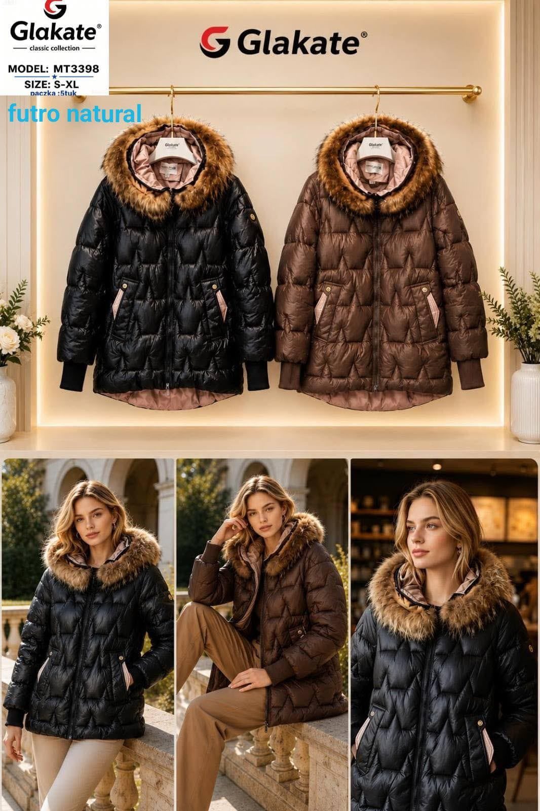 Kurtki Damskie _size s-xl_paczka 5szt_1 kolor 5099828