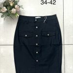 Spódnica długa Jeansowa Damskie _size 34-42_paczka 10szt_ 5099982