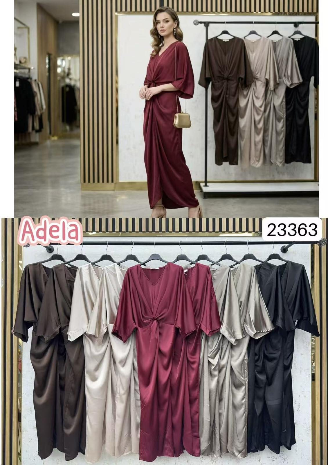 Sukienki Damskie wloskie _size uni_ paczka 6szt_ mix kolor 7569159