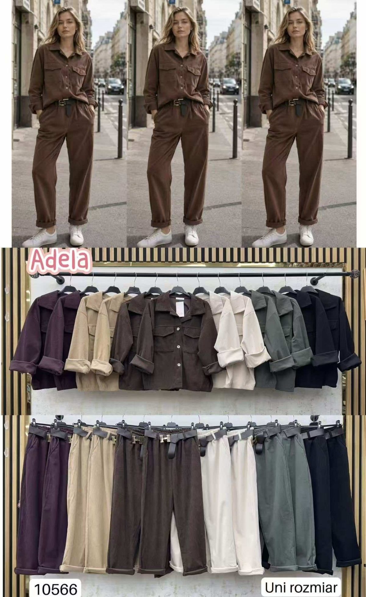 Komplety Damskie wloskie _size uni_ paczka 6szt_ mix kolor 7569163