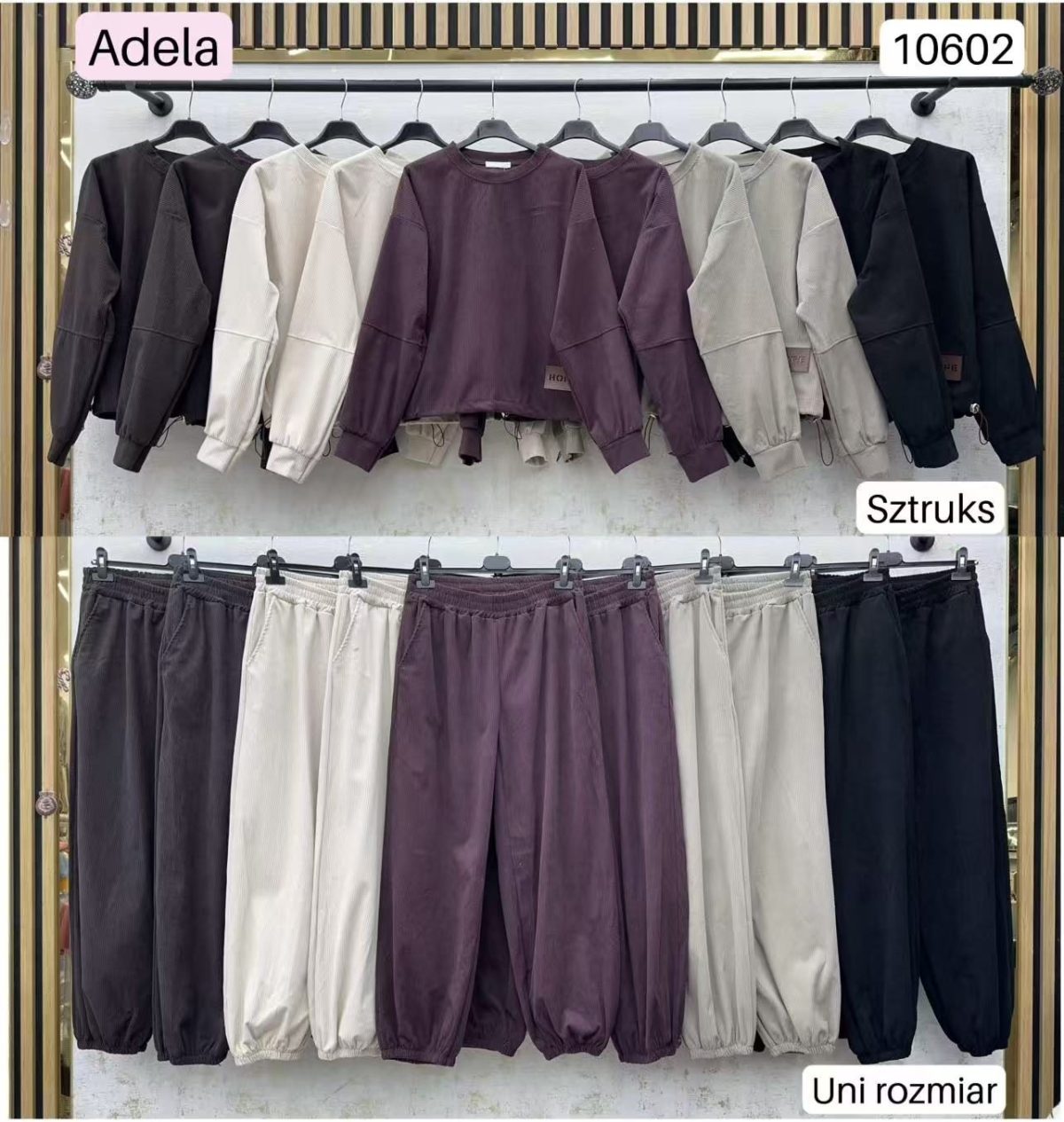 Komplety Damskie wloskie _size uni_ paczka 6szt_ mix kolor 7569165