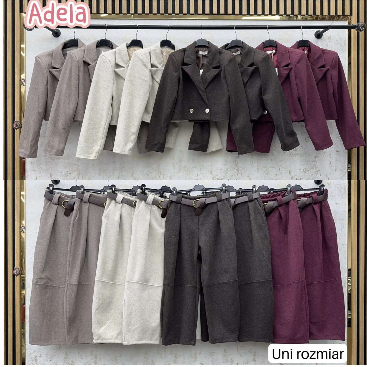 Komplety Damskie wloskie _size uni_ paczka 6szt_ mix kolor 7569174