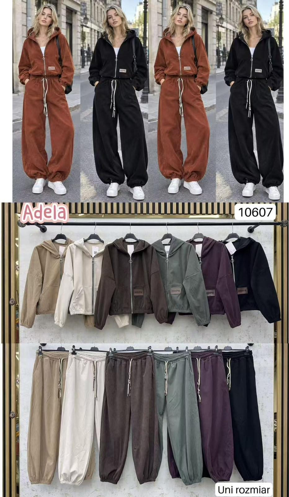 Komplety Damskie wloskie _size uni_ paczka 6szt_ mix kolor 7569182