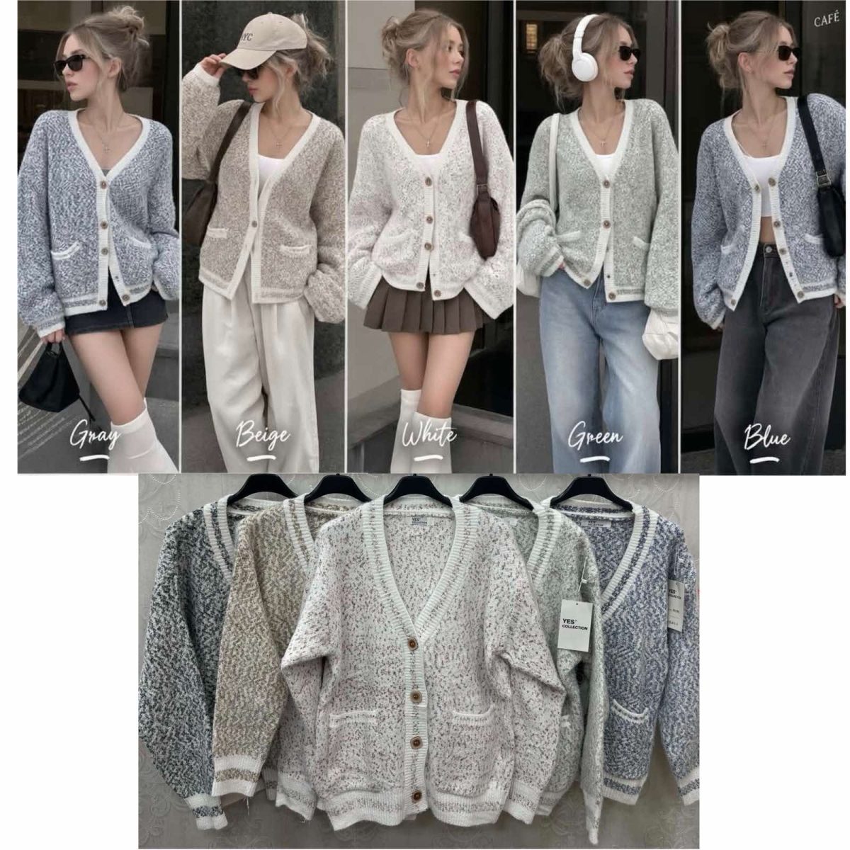 Swetry Damskie wloskie _size uni_ paczka 12szt_ mix kolor 7569185