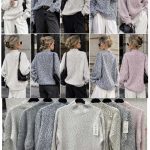 Swetry Damskie wloskie _size uni_ paczka 12szt_ mix kolor 7569205