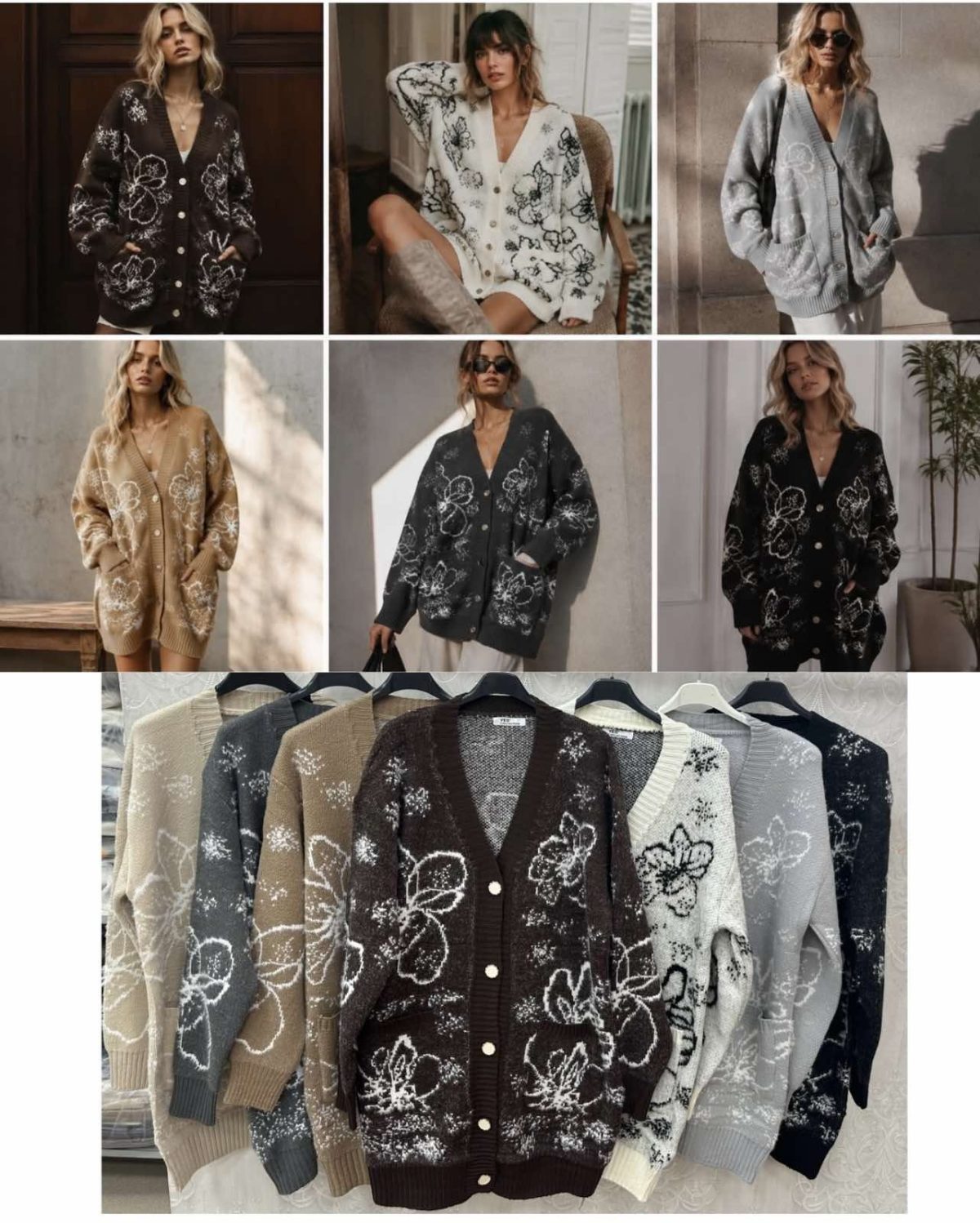 Swetry Damskie wloskie _size uni_ paczka 12szt_ mix kolor 7569207
