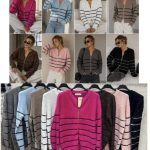 Swetry Damskie wloskie _size uni_ paczka 12szt_ mix kolor 7569216