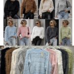 Swetry Damskie wloskie _size uni_ paczka 12szt_ mix kolor 7569226