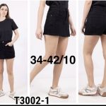 Szorty jeansowe damskie (34-42) T3002-1 5398837
