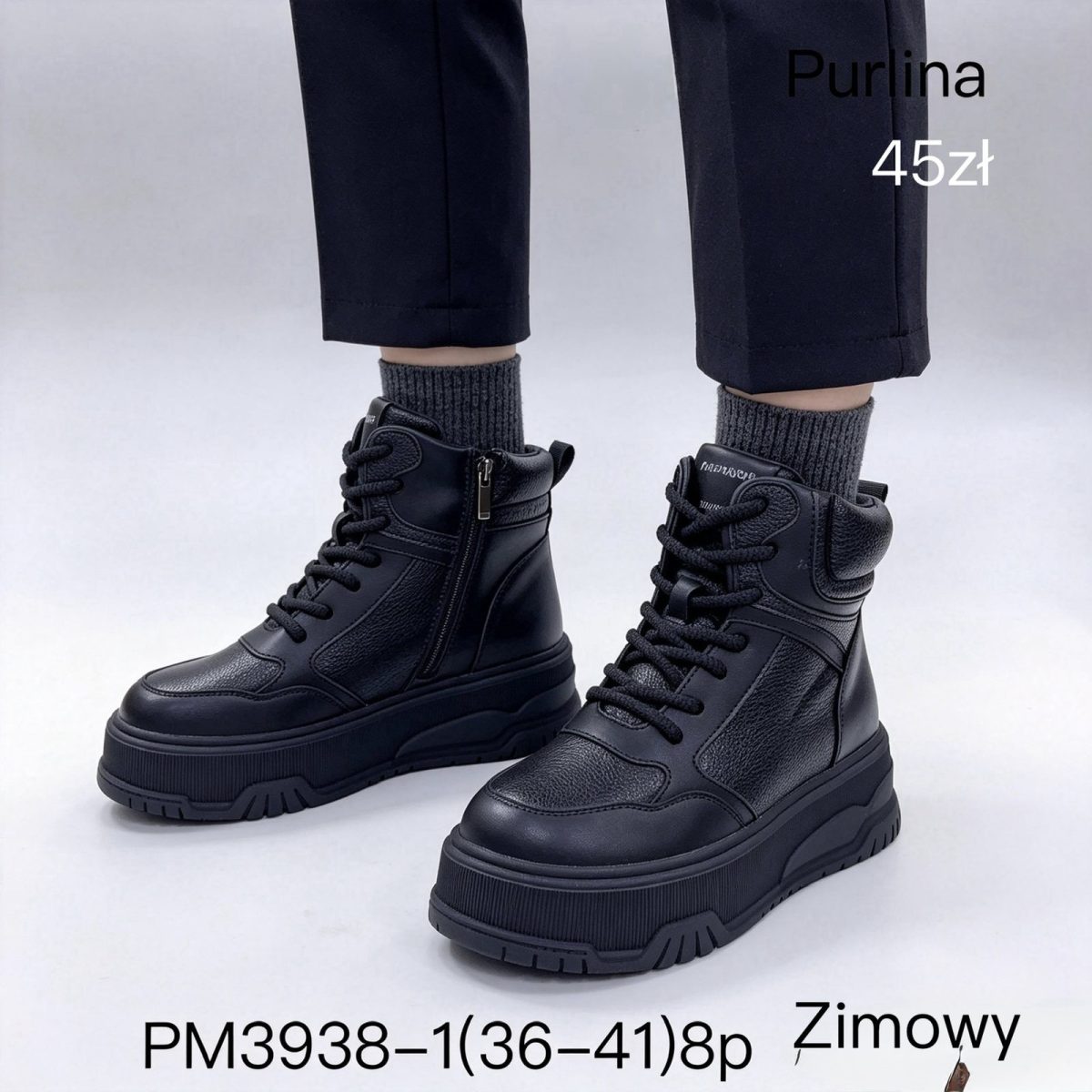 Buty Botki DAMSKIE (36-41_8par) 9854178