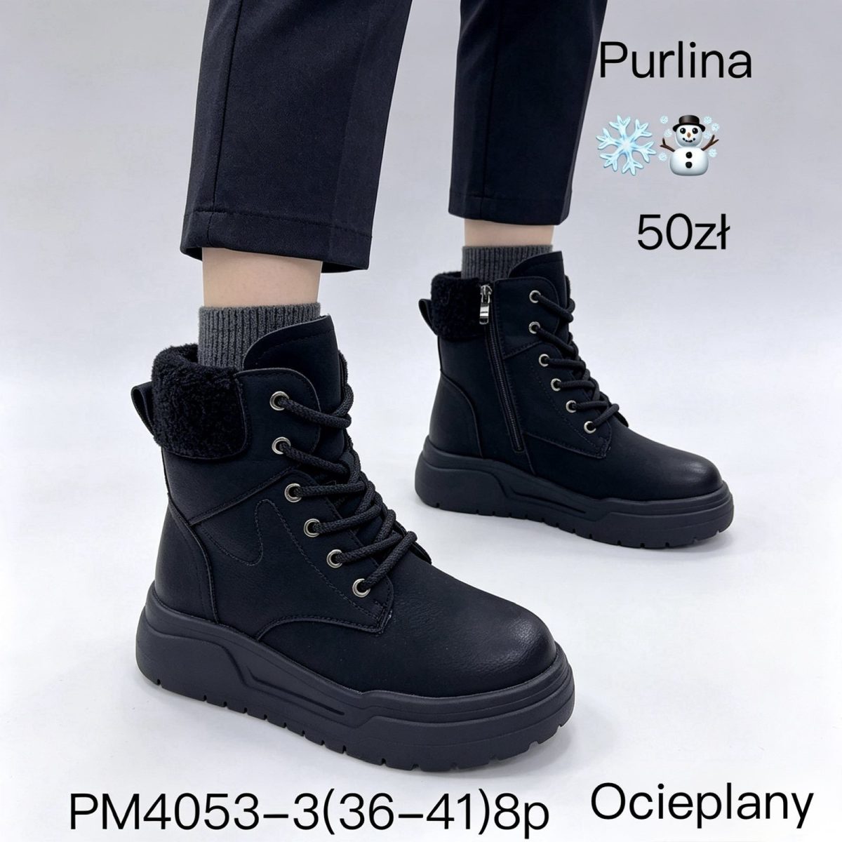 Buty Botki DAMSKIE (36-41_8par) 9854195
