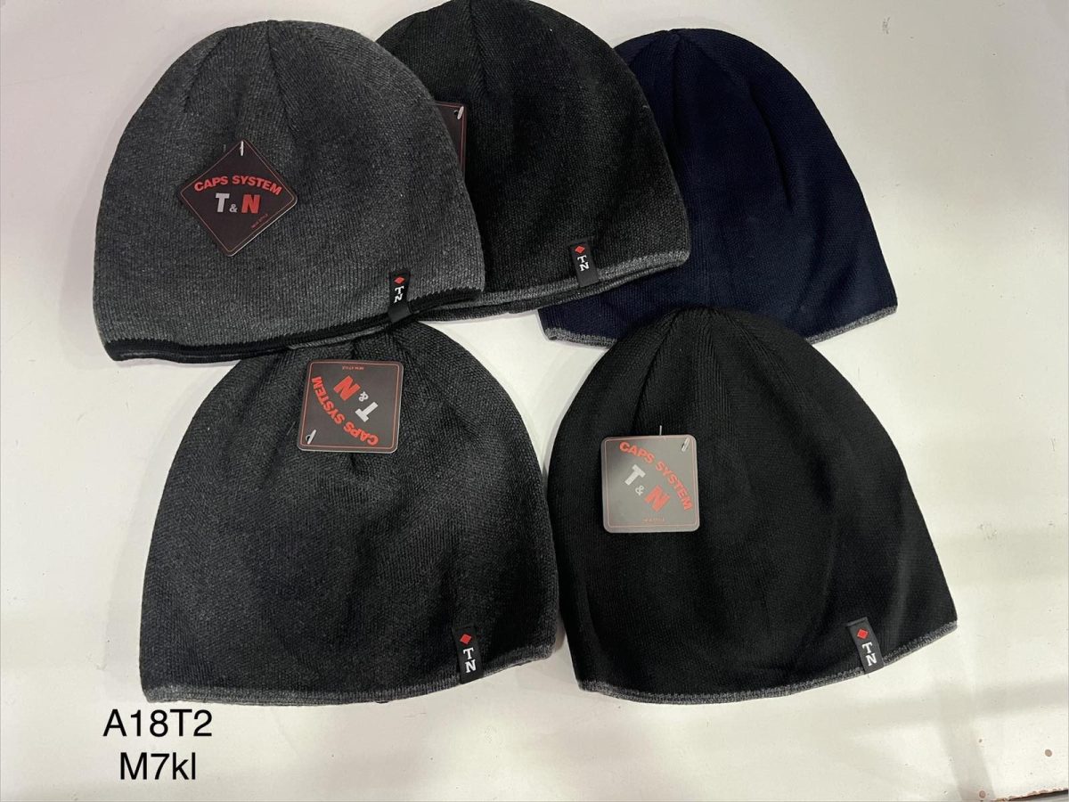 Czapki Męskie_ paczka 12szt _mix kolor 3280646