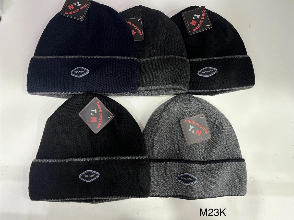 Czapki Męskie_ paczka 12szt _mix kolor 3280685