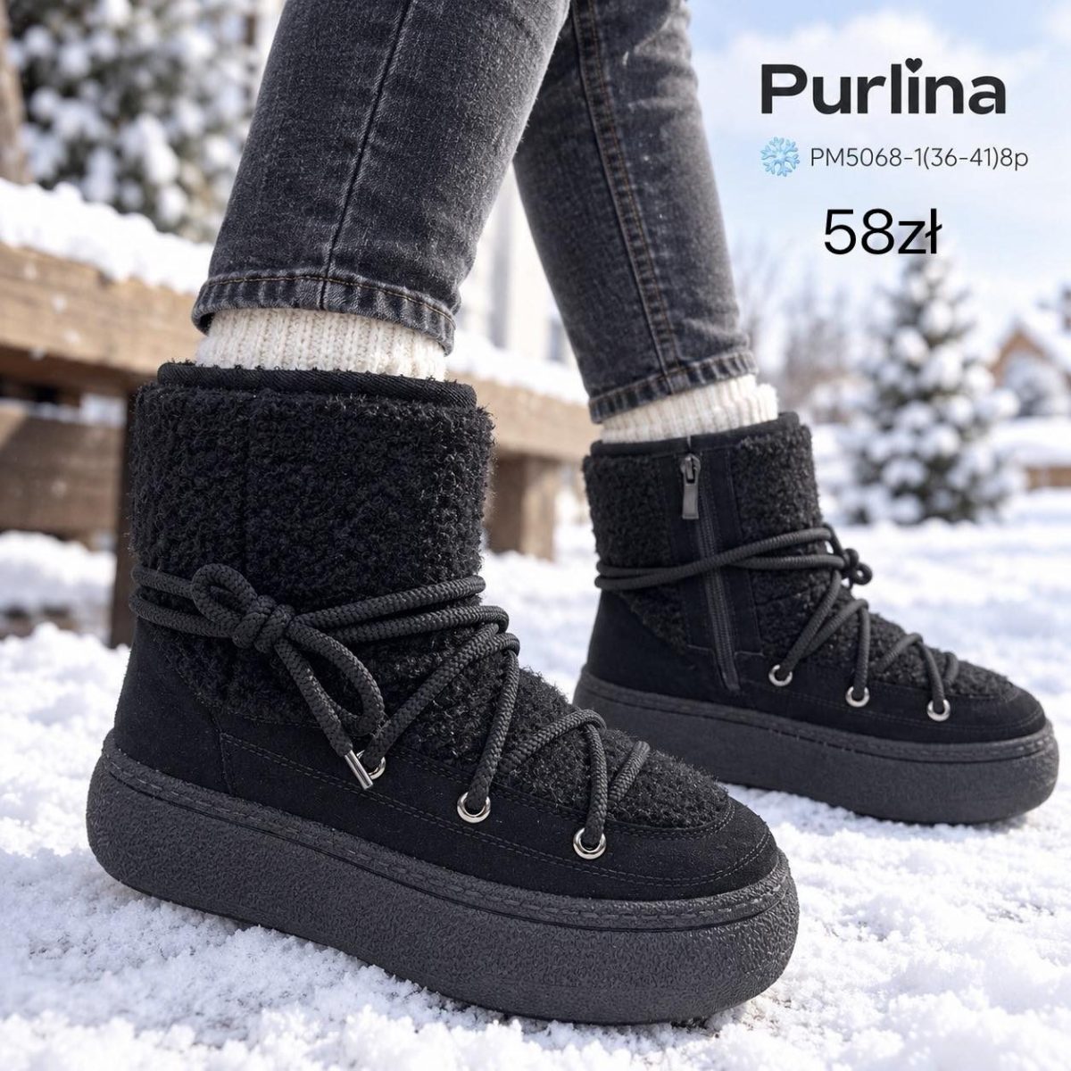 Buty Botki DAMSKIE (36-41_8par) 1064818