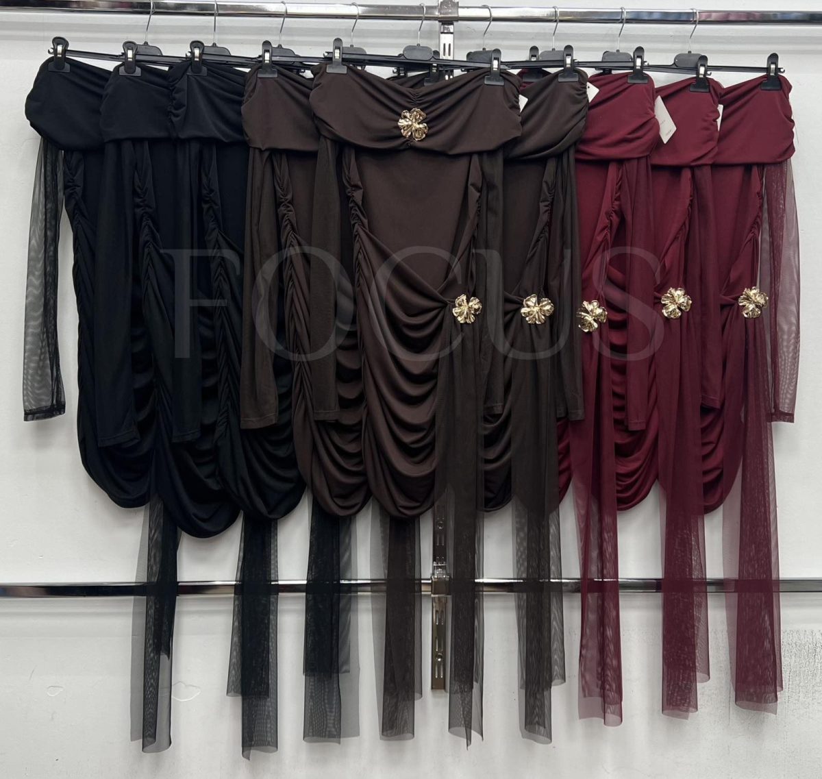 Sukienki Damskie wloskie_ Size uni _paczka 6szt_mix kolor 2364502
