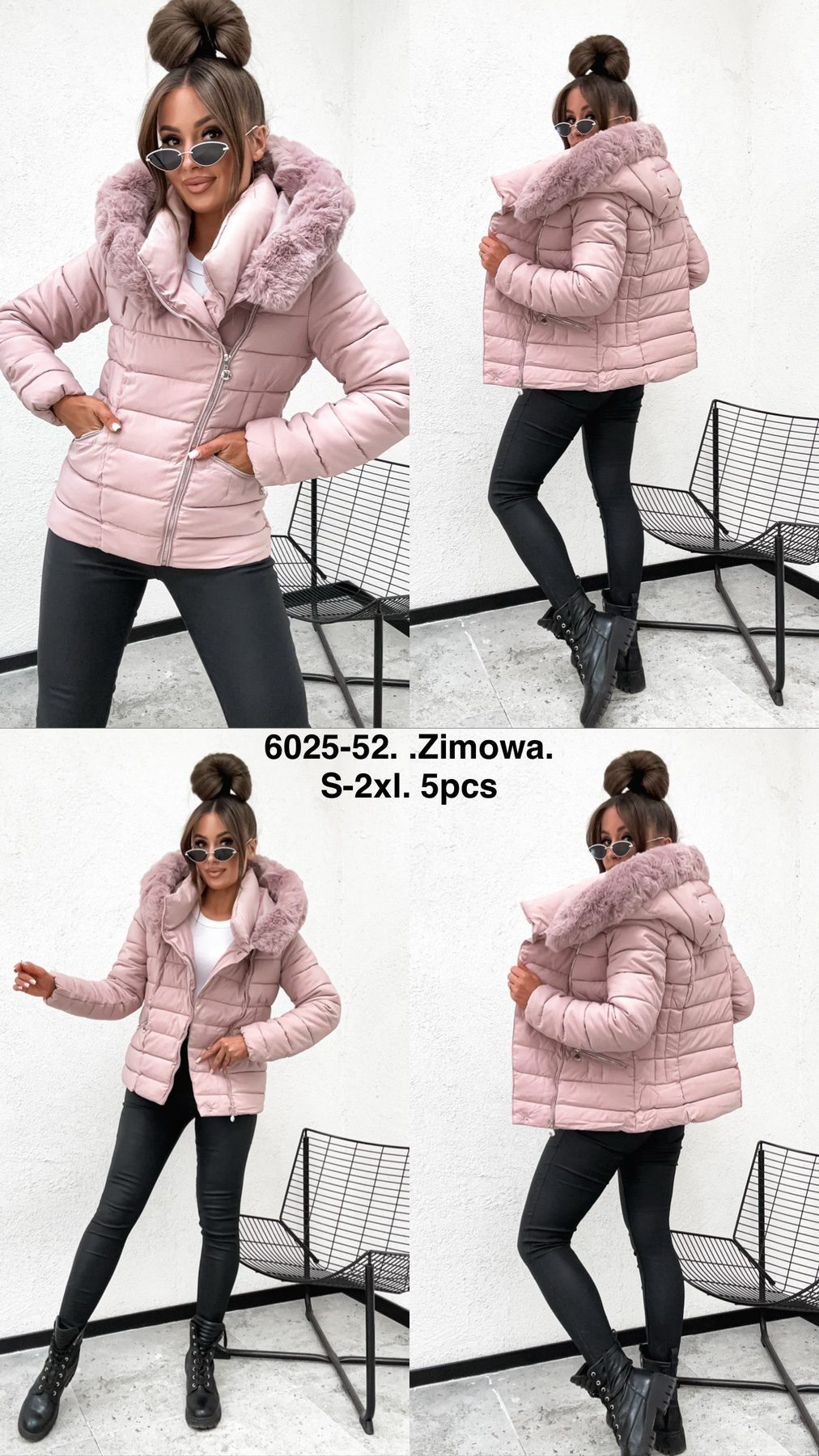 Kurtki Damskie _size s-2xl_paczka 5szt_1kolor 2364509