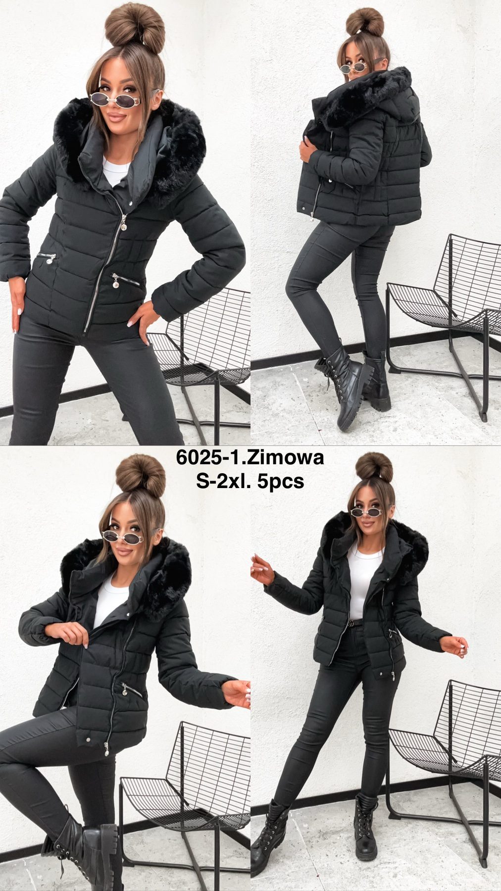 Kurtki Damskie _size s-2xl_paczka 5szt_1kolor 2364512