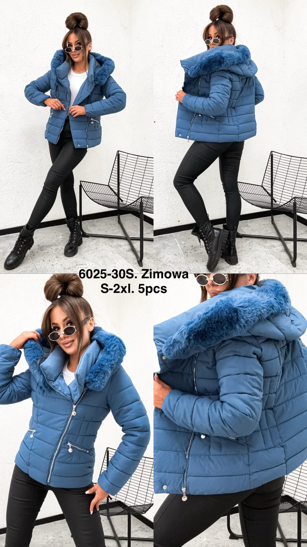 Kurtki Damskie _size s-2xl_paczka 5szt_1kolor 2364514