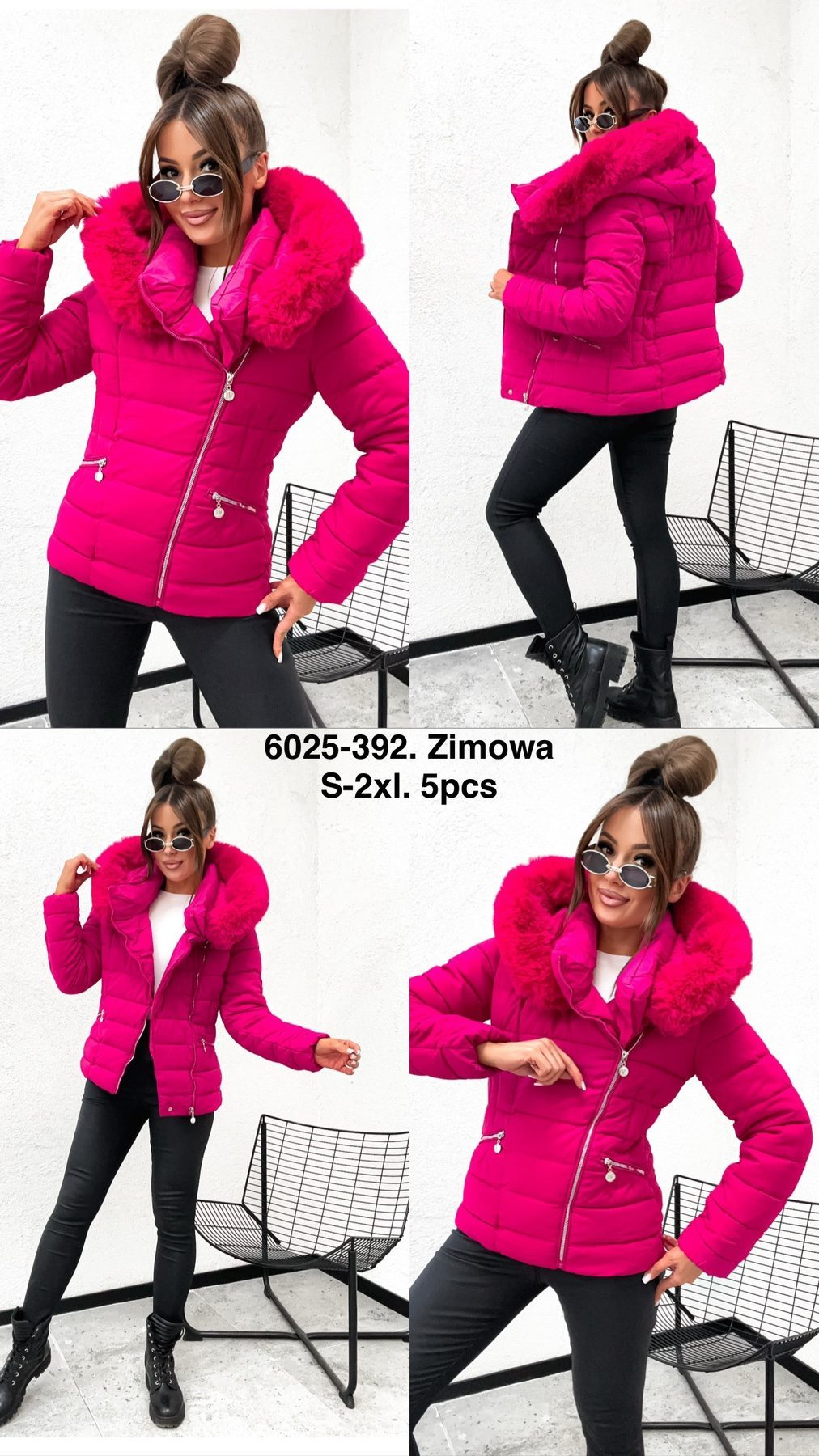 Kurtki Damskie _size s-2xl_paczka 5szt_1kolor 2364515
