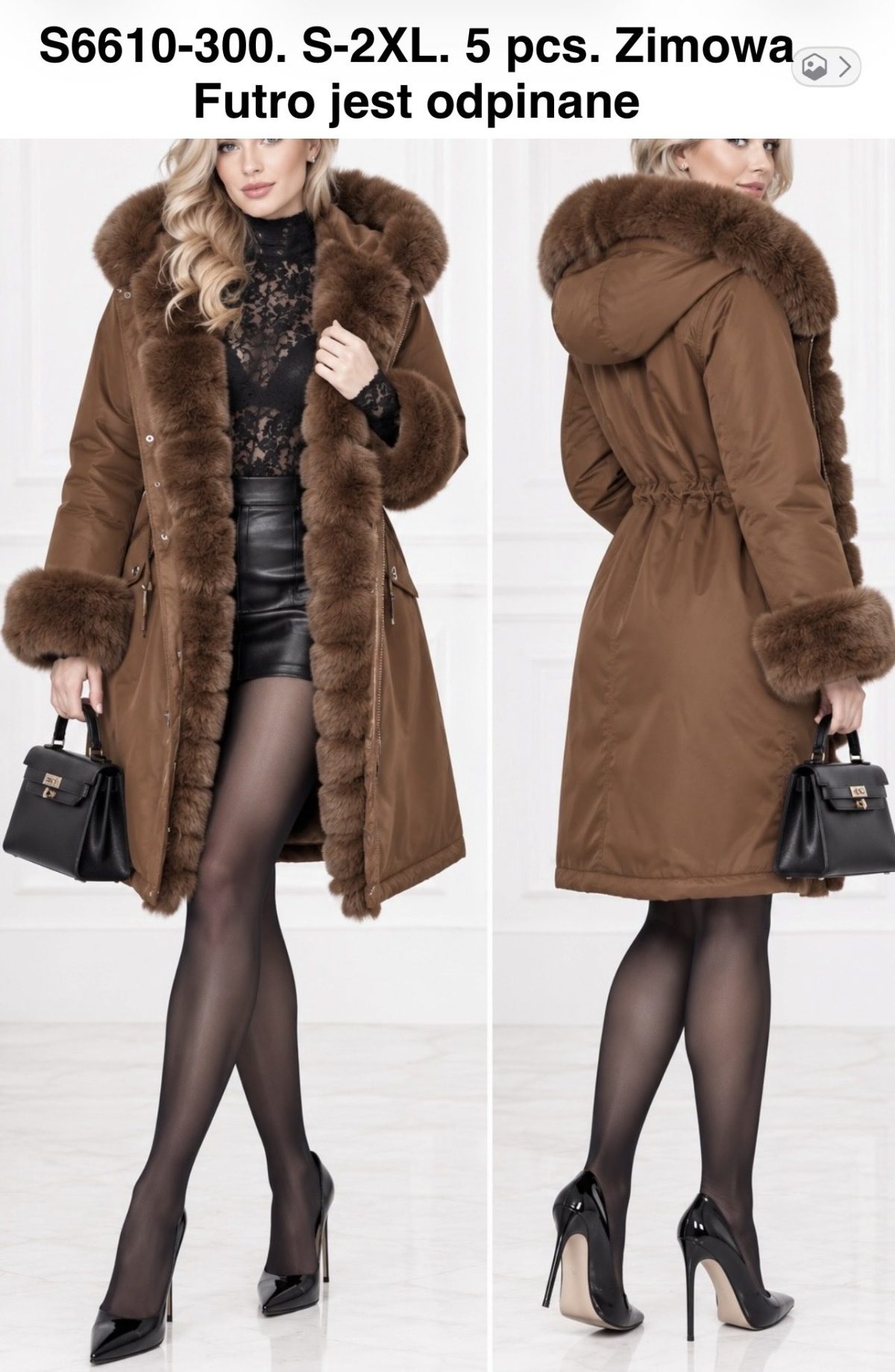 Kurtki Damskie _size s-2xl_paczka 5szt_1kolor 2364525