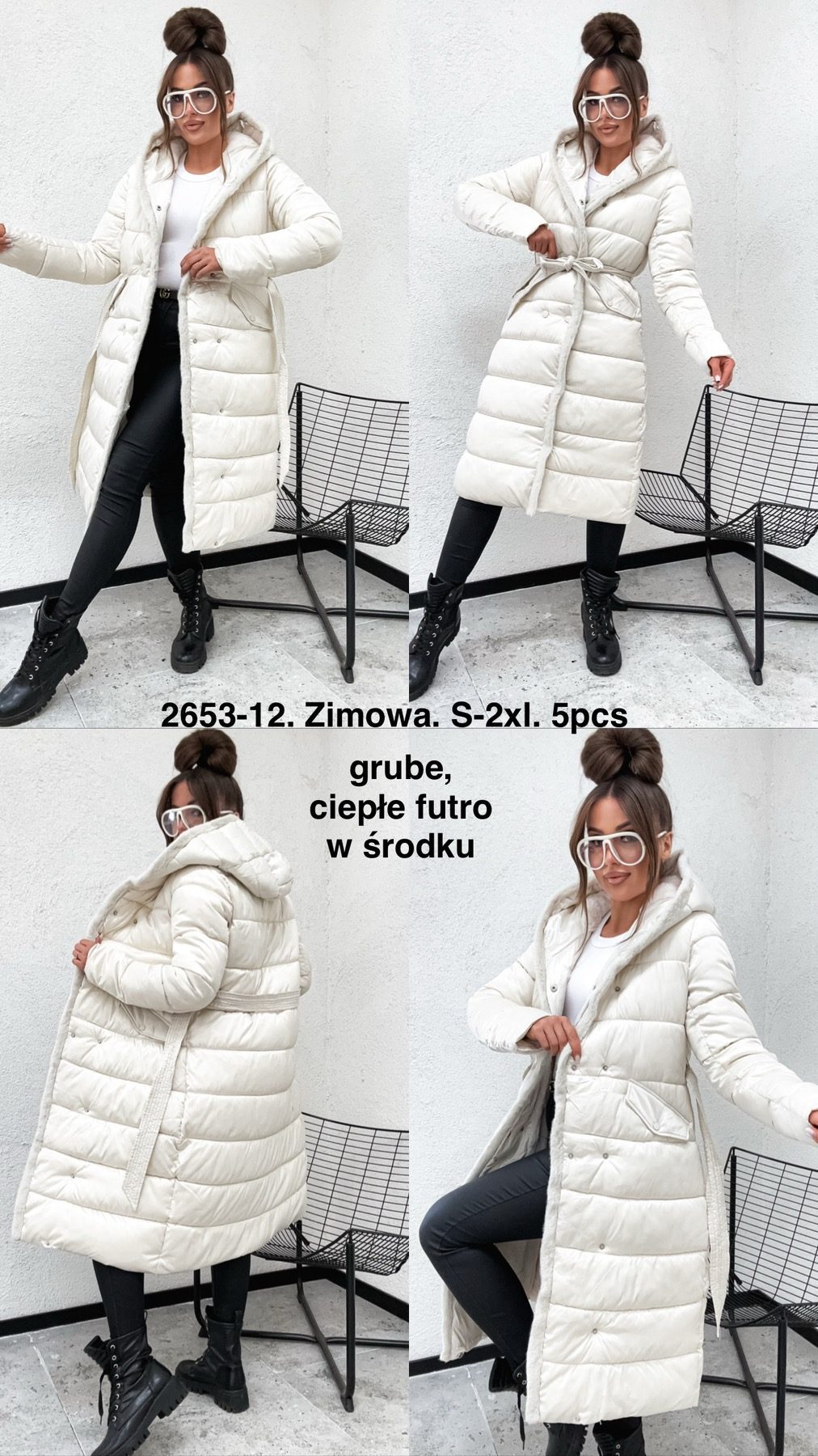 Kurtki Damskie _size s-2xl_paczka 5szt_1kolor 2364565