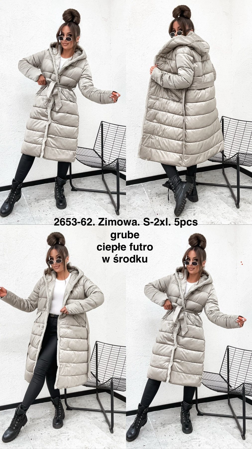 Kurtki Damskie _size s-2xl_paczka 5szt_1kolor 2364570