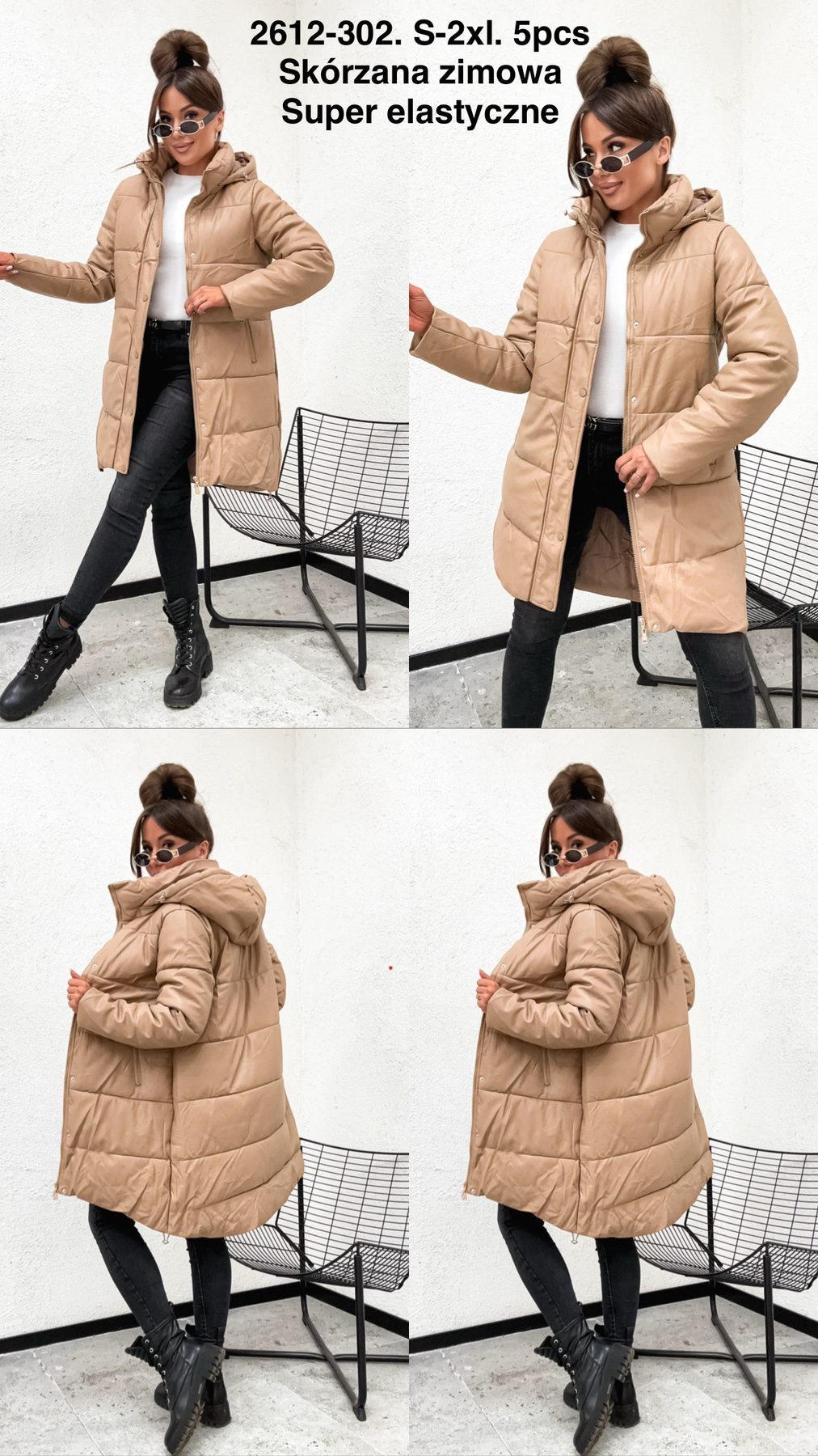 Kurtki Damskie _size s-2xl_paczka 5szt_1kolor 2364573