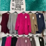Swetry damskie  Włoski _ Size uni_paczka 6szt_mix kolor 2364690