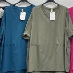 Bluzki Damskie wloskie_size uni_paczka 6szt_mix kolor 2364750