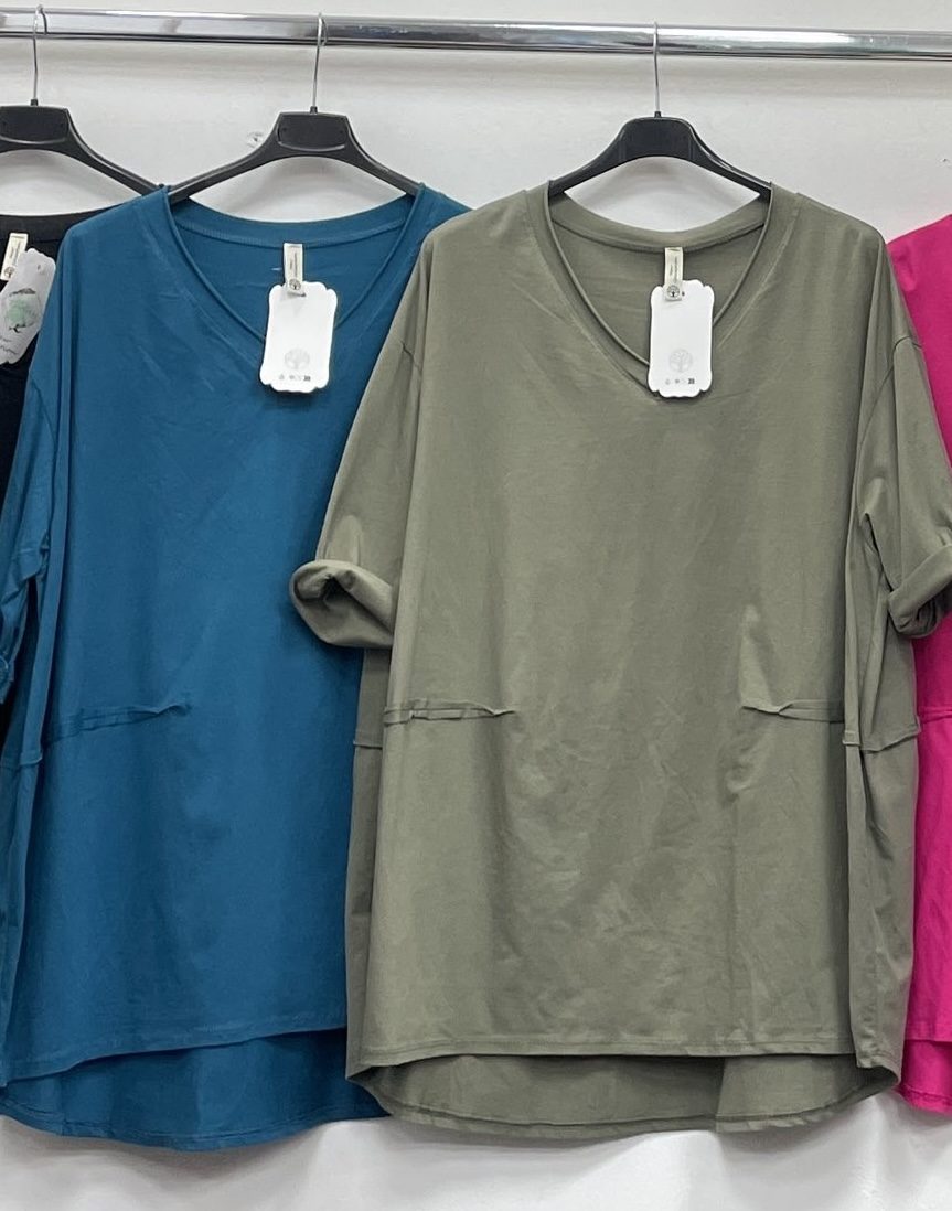 Bluzki Damskie wloskie_size uni_paczka 6szt_mix kolor 2364750