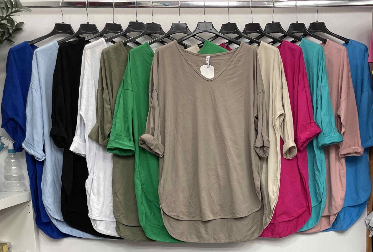 Bluzki Damskie wloskie_size uni_paczka 6szt_mix kolor 2364757