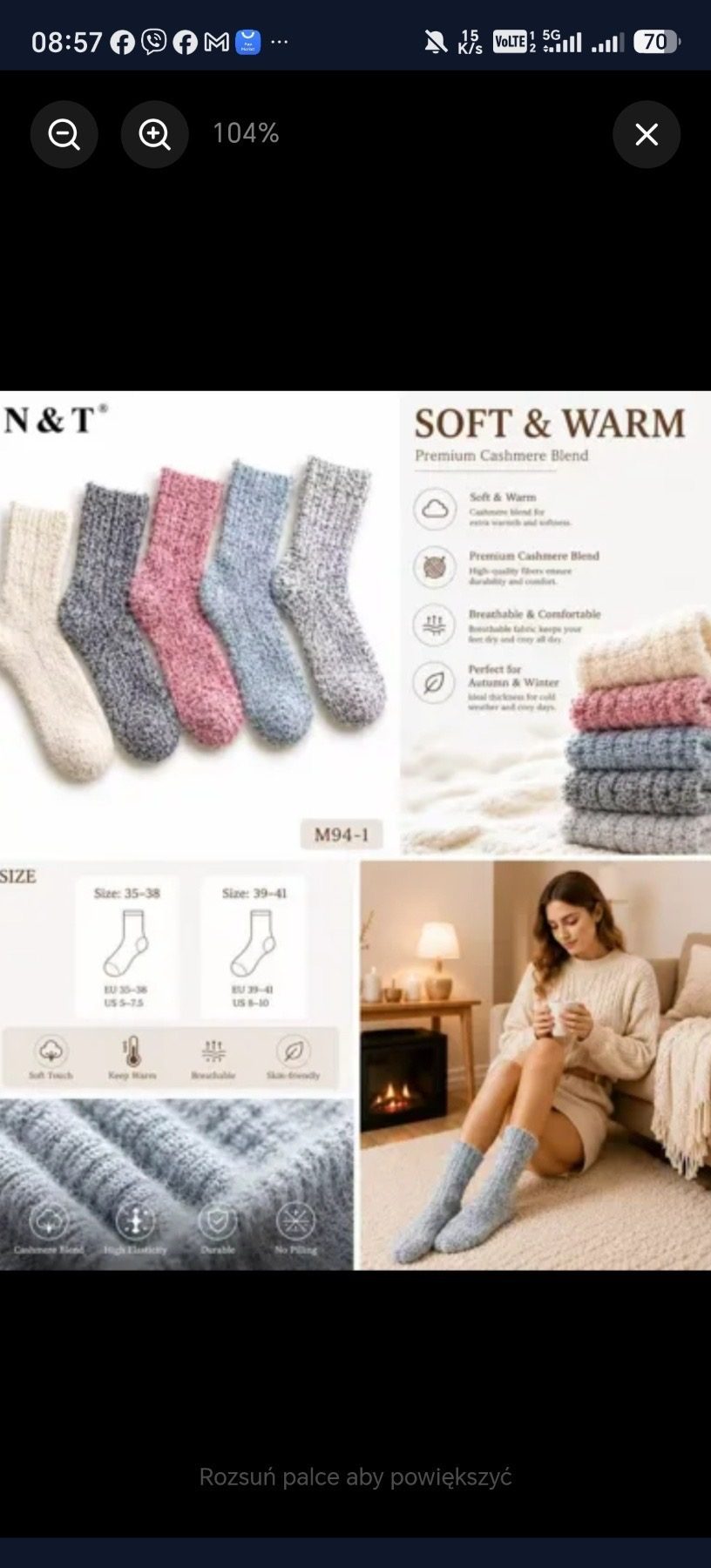 Skarpety DAMSKA.SIZE: 35-41_( 40PAR/PACZKA) KOLOR JAK NA ZDZIĘCIU 2364773