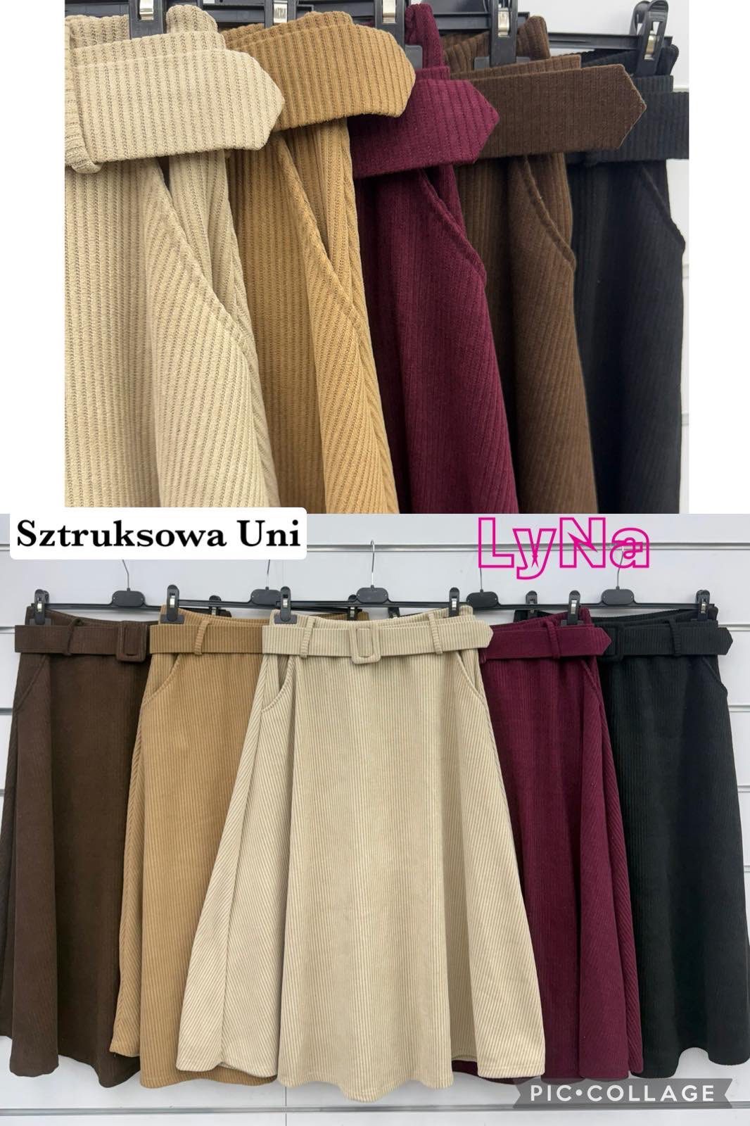 Spódnica długa Damskie wloskie_size uni_paczka 6szt_mix kolor 6102480