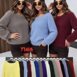 Swetry Damskie wloskie_size uni_paczka 6szt_mix kolor 6102620