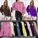 Swetry Damskie wloskie_size uni_paczka 6szt_mix kolor 6102628