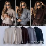 Swetry damskie POLSKA _ Size uni_paczka 8szt_mix kolor 6102644